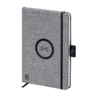   Agenda A5 + Incarcator, Everestus, 22FEB0851, 145x215x18 mm, PET, Gri