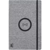   Agenda A5 + Incarcator, Everestus, 22FEB0851, 145x215x18 mm, PET, Gri