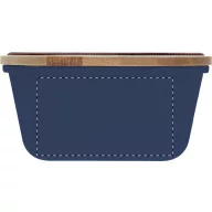   Caserola pentru pranz, Everestus, 2610E17304, 1000 ml, 200x140x70 mm, Polipropilena, Bambus, Albastru Dark