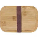 Caserola pentru pranz, Everestus, 2610E17304, 1000 ml, 200x140x70 mm, Polipropilena, Bambus, Albastru Dark