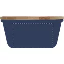 Caserola pentru pranz, Everestus, 2610E17304, 1000 ml, 200x140x70 mm, Polipropilena, Bambus, Albastru Dark