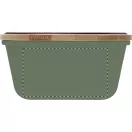 Caserola pentru pranz, Everestus, 2610E17305, 1000 ml, 200x140x70 mm, Polipropilena, Bambus, Verde