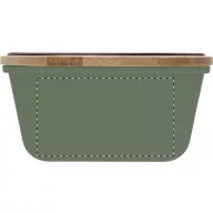  Caserola pentru pranz, Everestus, 2610E17305, 1000 ml, 200x140x70 mm, Polipropilena, Bambus, Verde