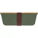 Caserola pentru pranz, Everestus, 2610E17305, 1000 ml, 200x140x70 mm, Polipropilena, Bambus, Verde