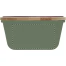 Caserola pentru pranz, Everestus, 2610E17305, 1000 ml, 200x140x70 mm, Polipropilena, Bambus, Verde