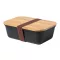 Caserola pentru pranz, Everestus, 22FEB0060, 1000 ml, 200x140x70 mm, Polipropilena, Negru