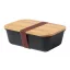Caserola pentru pranz, Everestus, 22FEB0060, 1000 ml, 200x140x70 mm, Polipropilena, Negru