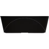  Caserola pentru pranz, Everestus, 22FEB0060, 1000 ml, 200x140x70 mm, Polipropilena, Negru