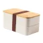 Caserola pentru pranz, Everestus, 22FEB0043, 700 ml, 180x106x96 mm, Polipropilena, Natur