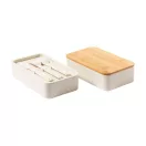 Caserola pentru pranz, Everestus, 22FEB0043, 700 ml, 180x106x96 mm, Polipropilena, Natur