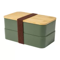   Caserola pentru alimente, 700 ml, Everestus, 2601E15290, 180x106x96 mm, Polipropilena, Bambus, Verde