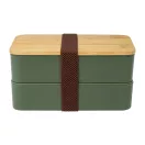 Caserola pentru alimente, 700 ml, Everestus, 2601E15290, 180x106x96 mm, Polipropilena, Bambus, Verde