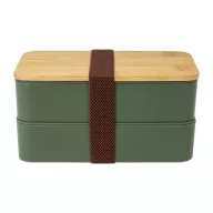   Caserola pentru alimente, 700 ml, Everestus, 2601E15290, 180x106x96 mm, Polipropilena, Bambus, Verde