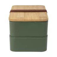   Caserola pentru alimente, 700 ml, Everestus, 2601E15290, 180x106x96 mm, Polipropilena, Bambus, Verde