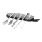 Set tacamuri, 5 piese, Everestus, 22FEB0108, 75x245x20 mm, Otel, Natur