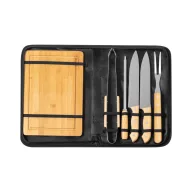   Set ustensile gratar, Everestus, 22FEB1478, 368x240x40 mm, Otel, Natur