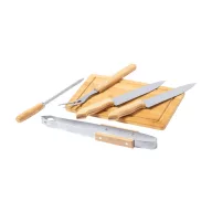   Set ustensile gratar, Everestus, 22FEB1478, 368x240x40 mm, Otel, Natur