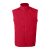 Vesta softshell, 18SEP4135, XL, unisex, Poliester, Elastan, Rosu