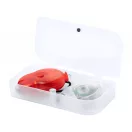 Set lumini bicicleta, Everestus, 18SEP3632, 2 piese, 94x21x45 mm, Polipropilena, Rosu, Alb