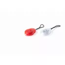Set lumini bicicleta, Everestus, 18SEP3632, 2 piese, 94x21x45 mm, Polipropilena, Rosu, Alb