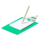Notepad magnetic de Craciun, Everestus, 18SEP4376, 95x202 mm, Hartie, Lemn, Verde