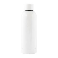   Sticla de apa sport, Everestus, 18SEP3053, 800 ml,  Ø73x225 mm, Otel, Alb
