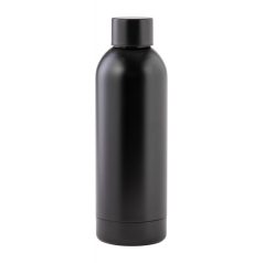   Sticla de apa sport, Everestus, 18SEP3049, 800 ml,  Ø73x225 mm, Otel, Negru