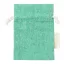 Saculet cu snur, Everestus, 18SEP2701, 100x140 mm, Bumbac, Verde