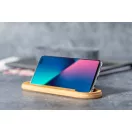 Penar cu rigla si suport de telefon, Everestus, 42FEB230819, 198x63x56 mm, Bambus, Pasla, Gri, Natur