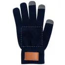Set caciula si manusi, Everestus, 42FEB230241, universala, Unisex, Acril, Poliuretan, Albastru Dark