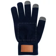   Set caciula si manusi, Everestus, 42FEB230241, universala, Unisex, Acril, Poliuretan, Albastru Dark