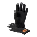 Set caciula si manusi, Everestus, 42FEB230240, universala, Unisex, Acril, Poliuretan, Negru