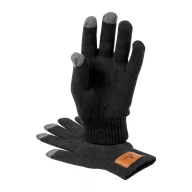   Set caciula si manusi, Everestus, 42FEB230240, universala, Unisex, Acril, Poliuretan, Negru