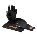 Set caciula si manusi, Everestus, 42FEB230240, universala, Unisex, Acril, Poliuretan, Negru