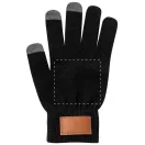 Set caciula si manusi, Everestus, 42FEB230240, universala, Unisex, Acril, Poliuretan, Negru