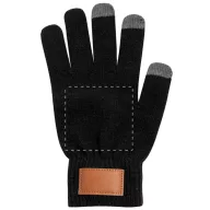   Set caciula si manusi, Everestus, 42FEB230240, universala, Unisex, Acril, Poliuretan, Negru