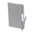 Agenda + Pix, Everestus, 42FEB231503, A5, Dictando, Coperta standard, 100 file, 195x235x14 mm, Poliester, Metal, Gri