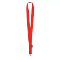  Lanyard, Everestus, 42FEB230221, 20x500 mm, Poliester, Metal, Rosu