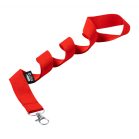 Lanyard, Everestus, 42FEB230221, 20x500 mm, Poliester, Metal, Rosu