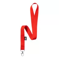   Lanyard, Everestus, 42FEB230221, 20x500 mm, Poliester, Metal, Rosu