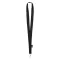 Lanyard, Everestus, 42FEB230215, 20x500 mm, Poliester, Metal, Negru