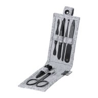   Set manichiura 6 piese, Everestus, 42FEB230897, 60x110x20 mm, Otel, Pasla, Gri