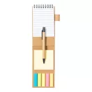 Set notite adezive cu pix, Everestus, 42FEB231207, 105x160x15 mm, Hartie, Natur
