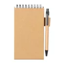 Set notite adezive cu pix, Everestus, 42FEB231207, 105x160x15 mm, Hartie, Natur