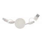 Cablu de incarcare usb, Everestus, 42FEB230381, 800x41x15 mm, Paie, Natur