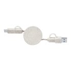 Cablu de incarcare usb, Everestus, 42FEB230381, 800x41x15 mm, Paie, Natur