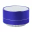 Boxa portabila bluetooth, Everestus, 42FEB231556, Ø75x41 mm, Aluminiu, Albastru