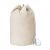 Saculet cu snur, Everestus, 42FEB230535, Ø250x450 mm, Bumbac, Natur