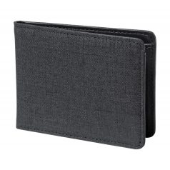   Portofel, Everestus, 42FEB230846, 110x86x13 mm, Poliester, Negru