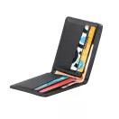 Portofel, Everestus, 42FEB230846, 110x86x13 mm, Poliester, Negru
